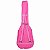Capa Bag Para Violão Clássico / Folk Nylon Simples Rosa - Imagem 3