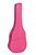 Capa Bag Para Violão Clássico / Folk Nylon Simples Rosa - Imagem 1