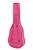 Capa Bag Para Violão Clássico / Folk Nylon Simples Rosa - Imagem 2