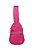 Capa Bag Para Violão Clássico / Folk Nylon Rosa Acolchoada - Imagem 2
