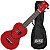 Ukulele Acústico Soprano Mahalo U-smile Vermelho VTR412 - Imagem 1
