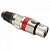 Conector Cannon Fêmea Vermelho YS1057A-VM Corpo Metálico Genérico - PCT / 5 - Imagem 1