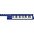 Teclado Portátil 37 Teclas Keytar Sonogenic Shs 300 Bu Azul Yamaha - Imagem 2