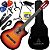 Kit Violão de Nylon Waldman PPCE-1 SB Sunburst Vx03 - Imagem 1