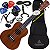 Kit Ukulele Concert Eletrico Cordas Aquila Sapele Natural Winner Ux02 - Imagem 1