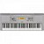 Teclado Yamaha Arranjador YPT-360 Prata - Imagem 1