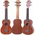 Kit Ukulele Soprano Eletrico Aquila Sapele Com Eq Winner - Imagem 2
