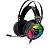 Headset Gamer RGB H1 PRO Cinza FORTREK - Imagem 2