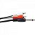 Cabo P10 Macho Mono Para 2 X Plug RCA Macho 1,8M Storm - PCT / 10 - Imagem 1