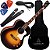 Kit Violão Eletroacústico Jumbo Cort Cj Retro Vsm Pré - Imagem 1