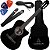 Kit Violao Eletroacustico Nylon Waldman Ppce4 Eq Bk Preto Vx01 - Imagem 1