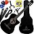 Kit Violao Eletroacustico Nylon Waldman Ppce4 Eq Bk Preto Vx02 - Imagem 1