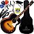 Kit Violão Eletroacústico Jumbo Cort Cj Retro Vsm Pré Fishma - Imagem 1