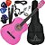 Kit Violão Eletroacústico Vogga VCA205N PK Nylon - Rosa Vx07 - Imagem 1