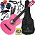 Kit Violão Clássico Elétrico Nylon Cg-3801 Rosa Andaluz Vx09 - Imagem 1