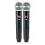 Microfone Sem Fio Duplo DVS100DM VOKAL - Imagem 1