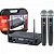 Microfone Sem Fio Duplo DVS100DM VOKAL - Imagem 2