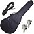 Kit Capa Violão Folk Nylon Acolchoado C/ Roldana + Cabo P10 - Imagem 1