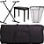 Kit Acessórios Para Teclado Musical c/ Capa Banco Etc. - Imagem 1