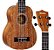 Kit Ukulele Elétrico Soprano Mogno Com Afinador Su21m Shelby - Imagem 3