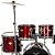 Bateria Acústica Michael Completa Bumbo 20 Audition Dm827 - Imagem 2