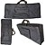 Capa Para Teclado Yamaha Psr S975 Nylon Master Luxo Preto - Imagem 1