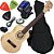 Kit Ukulele Eletroacústico Tenor Shelby Su25d Cedro Branco - Imagem 1