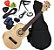 Kit Ukulele Eletroacústico Tenor Shelby Su25d Stnt Completo - Imagem 1