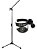 Pedestal Para Microfone  Ask Tps + Suporte Porta Copos - Imagem 1