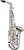 Saxofone Sax Alto Mib Sax 510s Eagle Banhado A Prata - Imagem 2