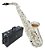 Saxofone Sax Alto Mib Sax 510s Eagle Banhado A Prata - Imagem 1