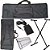 Kit Capa Master Luxo Teclado 5/8 Acolchoada Preto Acessórios - Imagem 1