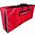 Kit Capa Master Luxo Acolchoada Para Teclado 5/8 Vermelho - Imagem 2