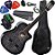 Kit Violão Eletroacústico Cordas Nylon Vca228nc Vogga Cinza - Imagem 1