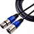 Cabo Microfone Dmx Xlr Canon Balanceado 3 Metros - Imagem 2