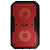Caixa De Som Portátil Bluetooth Luz Led Mp3 Jhw Vermelho - Imagem 1