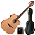 Violão Eletroacústico Folk Hofma Hmp355 Hard Case Eq Fishman - Imagem 1