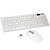 Kit Teclado + Mouse Wireless S/fio Ultra Slim 2.4 Ghz Branco - Imagem 1