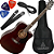 Kit Violão Folk Eletroacústico Giannini Gf1d Tdw C/ Afinador - Imagem 2