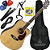 Kit Médio Violão Eletroacústico Folk Giannini Gf1d Natural - Imagem 1