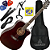 Kit Médio Violão Eletroacústico Folk Aço Giannini Gf1d Tdw - Imagem 1