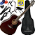 Kit Completo Violão Eletroacústico Folk Giannini Gf1d Tdw - Imagem 1