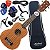 Kit Ukulele Soprano Eletrico Kalani  Kal300 Ss Koa + Bag - Imagem 1