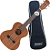 Ukulele Tenor Acustico Kalani Kal220 Ts Sapel Tribes + Bag - Imagem 1