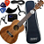Kit Ukulele Kalani Concerto Elétrico Kal330 Ck Eq Kayke Koa - Imagem 2