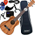 Kit Ukulele Kalani Tenor Elétrico Kal320 Tm Eq Kayke + Bag - Imagem 2