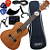 Kit Ukulele Elétrico Concerto 24 Sapele Kalani Kal220 Cs Eq - Imagem 1