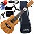 Kit Ukulele Elétrico Concerto 24 Mogno Kalani Kal400 Cm - Imagem 1