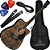 Kit Violão Eletroacústico Vogga Folk Cutaway Vck370 Mf Aço - Imagem 1