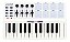Teclado Waldman Controlador Midi Usb 25 Teclas Carbon 25mini - Imagem 4